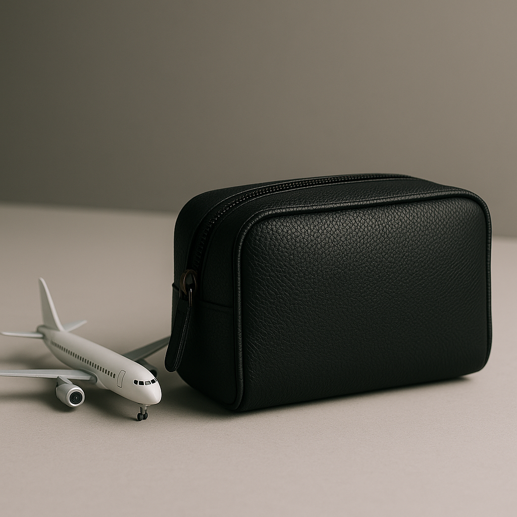 Cuidado personal minimalista para viajar ligero